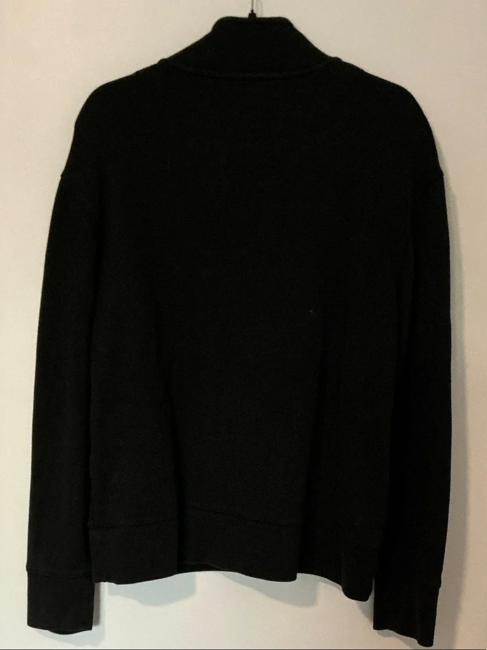 Banana Republic Black Zip-Neck Sweater